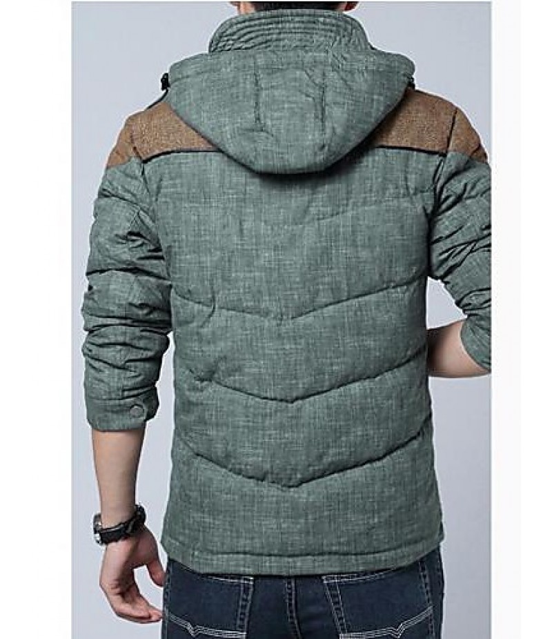 Men's Hoodie Casual Long Sleeve Feather Mian Mian Clothing Coat