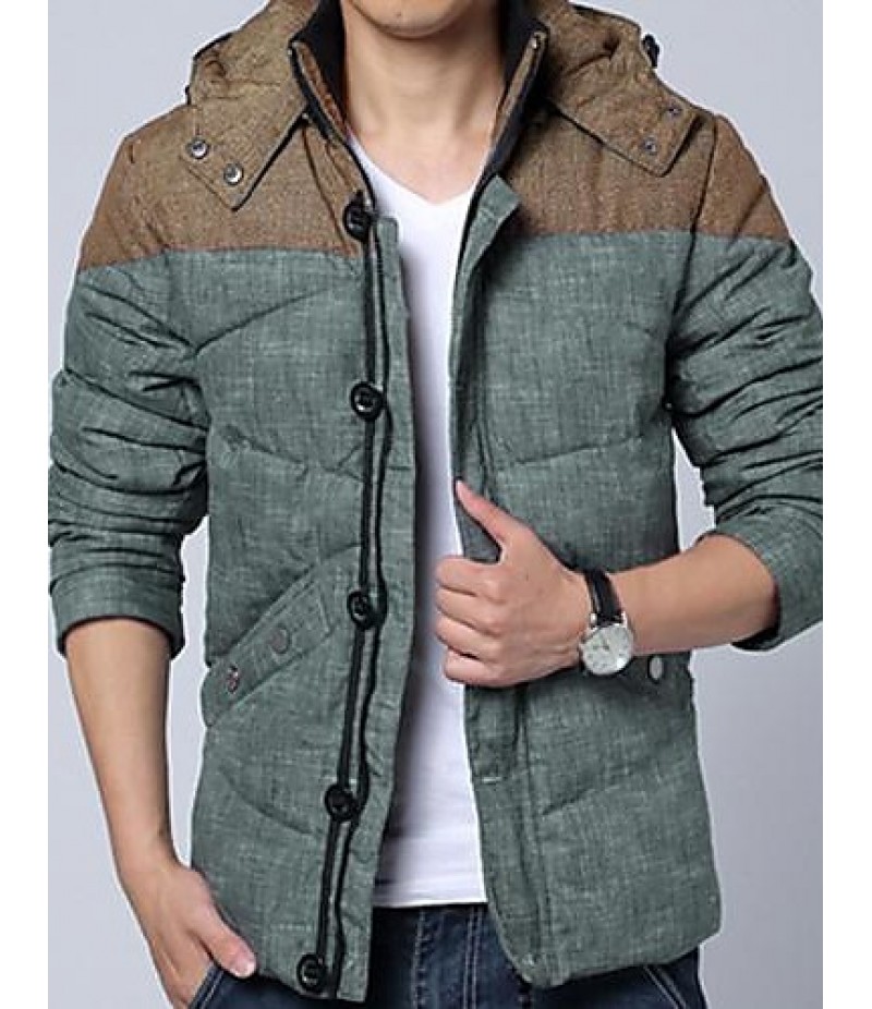 Men's Hoodie Casual Long Sleeve Feather Mian Mian Clothing Coat